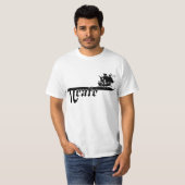 T-shirt Navire à tarif Pi (Devant entier)