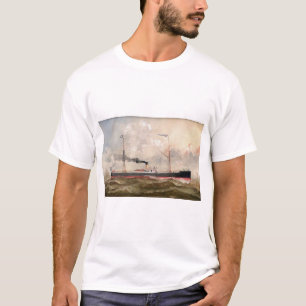 T-shirt Navire à vapeur Louise années 1800