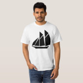 T-shirt Navire à voile (Devant entier)
