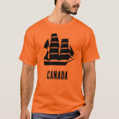 T-shirt Navire à voile Canada (Devant)