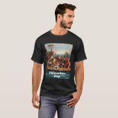 T-shirt Navire Columbus Day (Devant entier)
