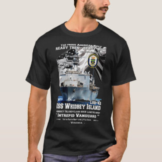 T-shirt navire d'atterrissage américain Whidbey Island LSD
