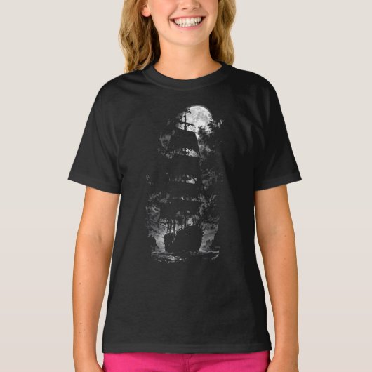 T-shirt Navire de nuit (Devant)