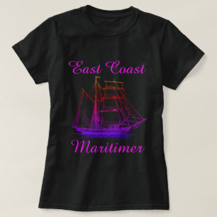 T-shirt Navire maritime de la côte Est Maritimer