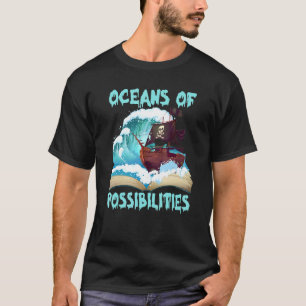 T-shirt Navire Pirate Océans Des Possibilités Réserver Été