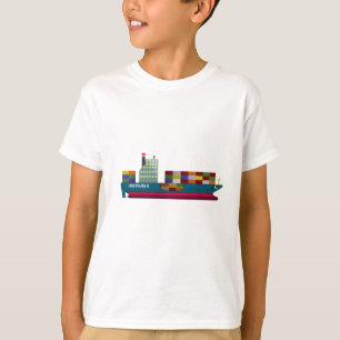 T-shirt Navire porte-conteneurs