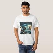 T-shirt navire spatial Alien (Devant entier)