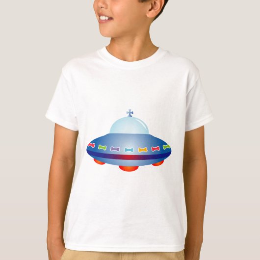 T-shirt Navire spatial UFO (Devant)