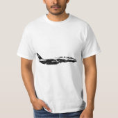 T-shirt Navire VF-103 Jollys rogers F-14 Tomcat (Devant)