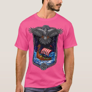 T-shirt Navire viking de mythologie nordique