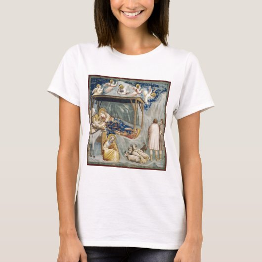 T-shirt Navitité (Naissance de Jésus-Christ) (par Giotto) (Devant)