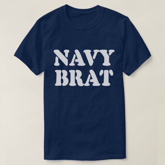 T-SHIRT NAVY BRAT (Design devant)