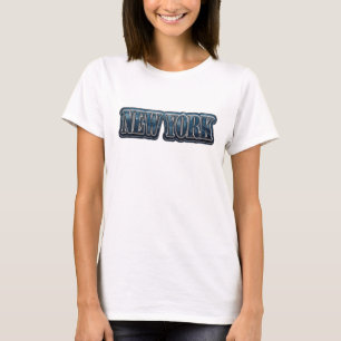 T-shirt Navy Classique NEW YORK Art Porter