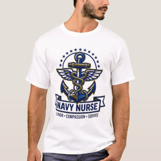 T-shirt Navy Nurse Honor Compassion Service