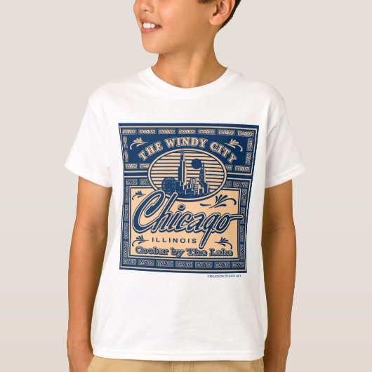 T-shirt Navy Pier Chicago (Devant)