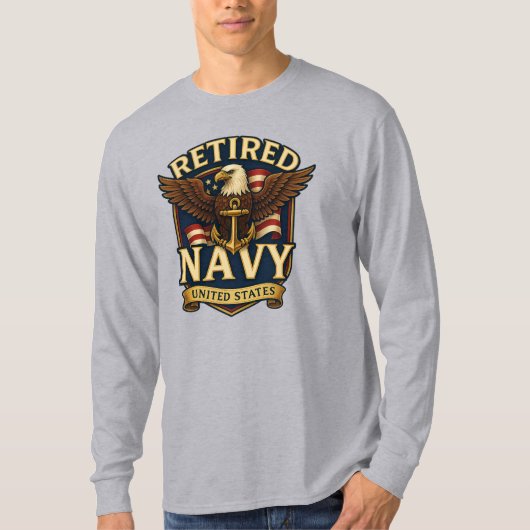 T-shirt Navy USN Veteran (Devant)