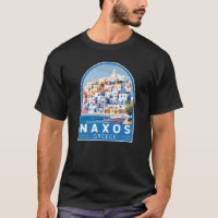 Naxos Grèce Illustration Voyage Art Vintage
