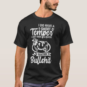 T-shirt N'Ayez Pas De Mauvaise Humeur Vaches Mignonnes An