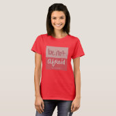 T-shirt N'ayez pas peur (Devant entier)