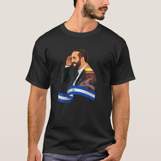 T-shirt Nayib Bukele Surf City (Devant)