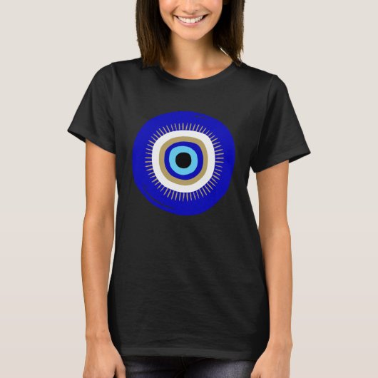 T-shirt Nazar Evil Eye Charm for Protection Islamic Islam  (Devant)