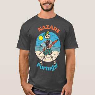 T-shirt Nazare Portugal Squelette souvenir
