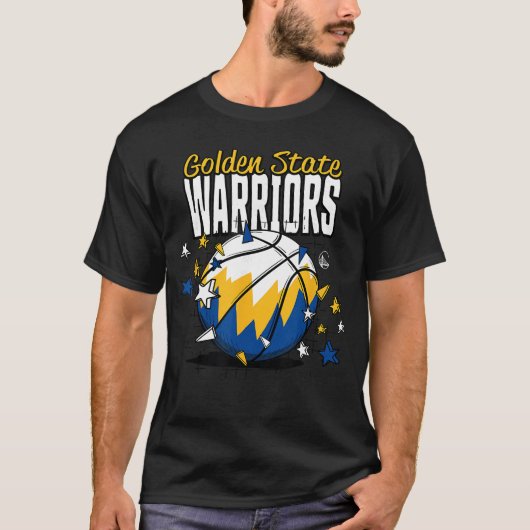 T-shirt NBA Golden State Warriors Basketball Stars boy (Devant)