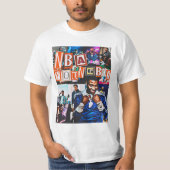 T-shirt Nba jeune retro (Devant)