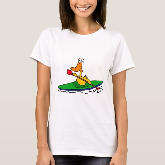 T-shirt NC canard Kayaking drôle (Devant)