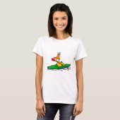 T-shirt NC canard Kayaking drôle (Devant entier)