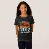 T-Shirt Né 2012 Limited Edition Retro Awesome depuis 2012 (Devant entier)