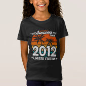 T-Shirt Né 2012 Limited Edition Retro Awesome depuis 2012 (Devant)