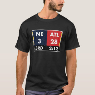 T-shirt NE 3 ATL 28 à NE 34 ATL 28 Final Shirt Funny Game