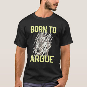 T-shirt Né À Argue Avocat Juge Juris Docteur