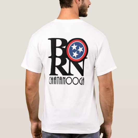 T-shirt NÉ À Chattanooga (Dos)
