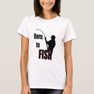 T-shirt Né à Fish
