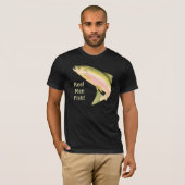 T-shirt Né à Fish (Devant entier)