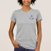 T-shirt Né à Fish Logo Pêche (Devant)