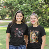 T-shirt Né à la mère, conçu pour élever la femme