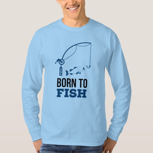 T-shirt Né à la pêche (Devant)