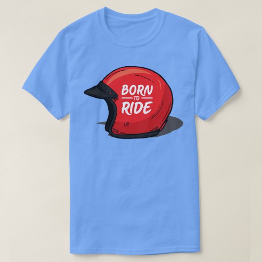 T-shirt Né À Ride (Design devant)