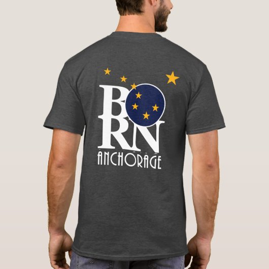 T-shirt NÉ Anchorage Alaska (Dos)