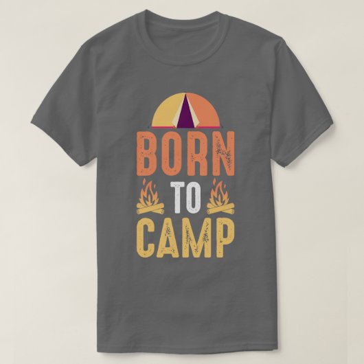 T-shirt Né Au Camp (Design devant)
