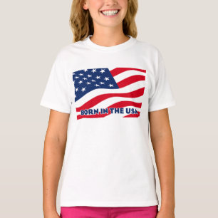 T-shirt Né aux États-Unis