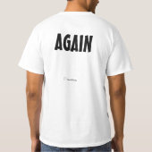 T-shirt Ne buvez pas le Koolaid (avec la conception (Dos)