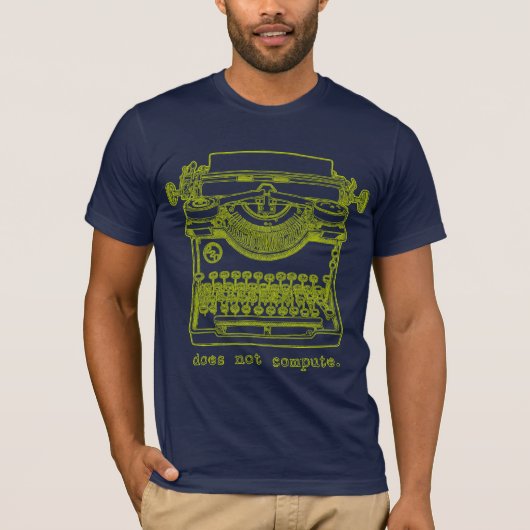 T-shirt Ne calcule Pas (Chartreuse) (Devant)