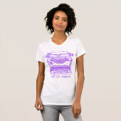 T-shirt Ne calcule pas (violet) (Devant entier)