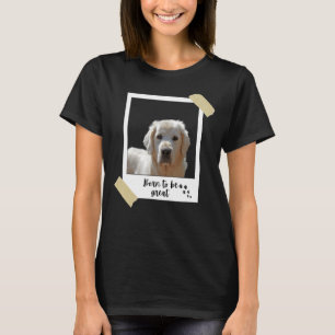 T-shirt Né Ce Grand Mignonne Golden Retriever Chien Et Chi