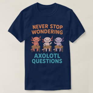 T-shirt Ne cessez jamais de vous poser des questions sur l