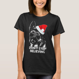 T-shirt Ne Cessez Pas De Croire Allemand Berger Noël